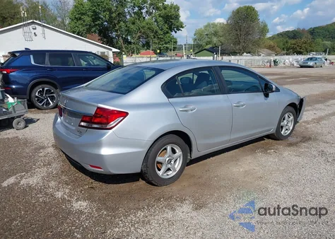 2015 Honda Civic Lx из США, поврежденный, VIN 19XFB2F51FE091119